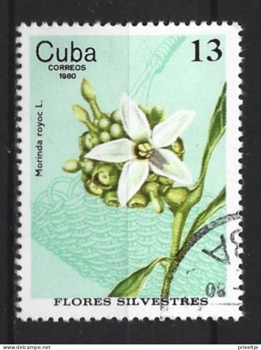 Cuba 1980 Flower  Y.T. 2232 (0) - Gebraucht