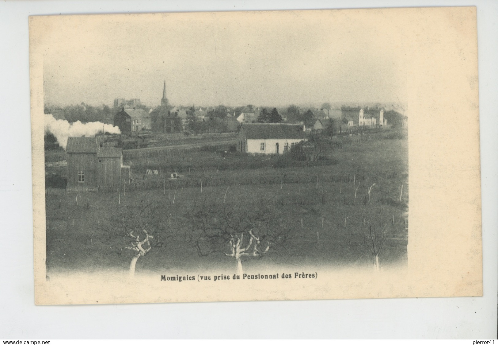 BELGIQUE - HAINAUT - MOMIGNIES - Vue Prise Du Pensionnat Des Frères De Reims - Momignies