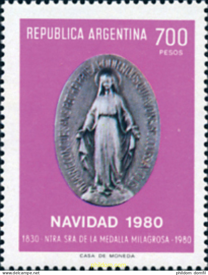 729046 MNH ARGENTINA 1980 NAVIDAD - Nuevos