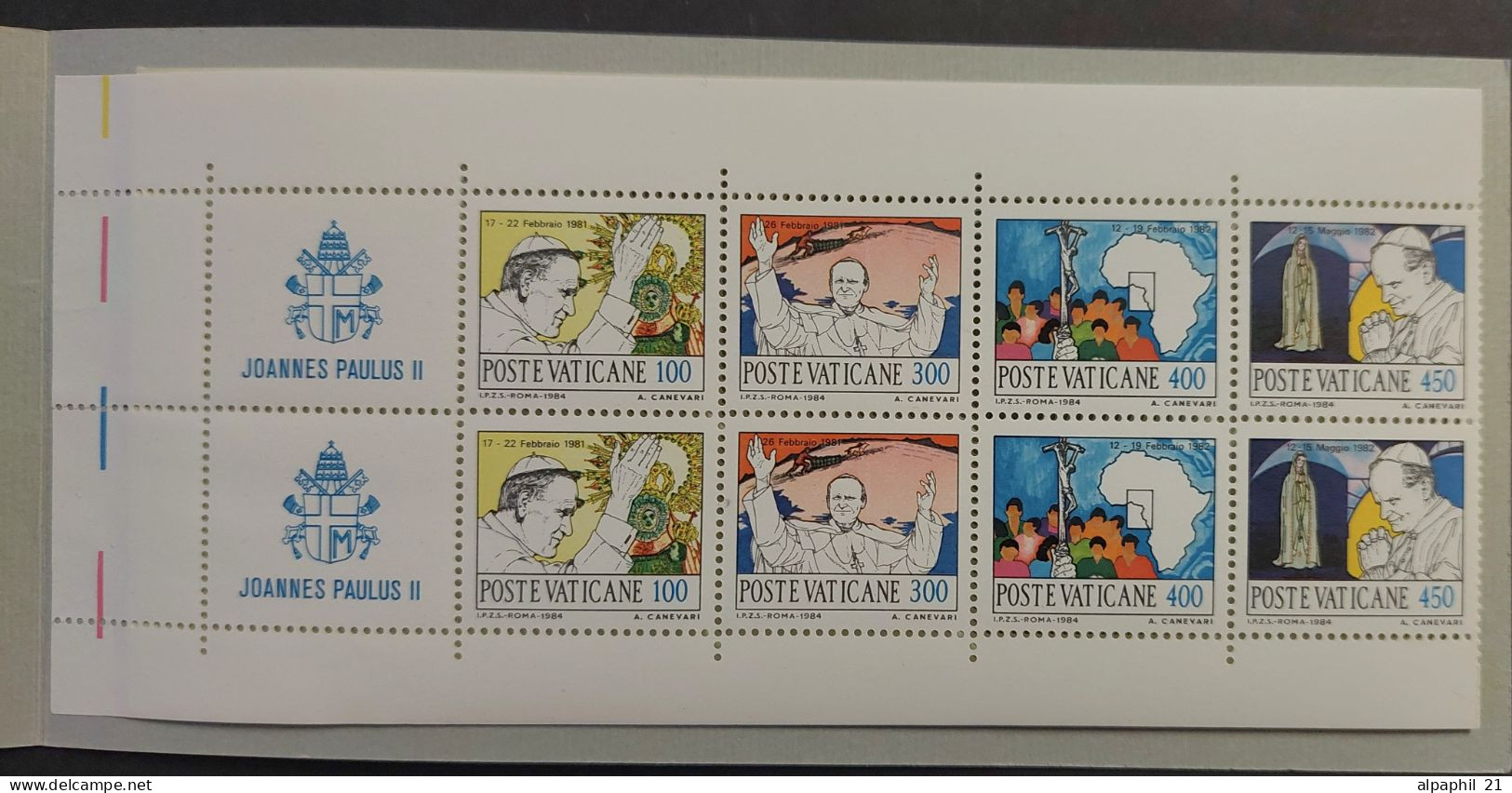 Vaticano, Viaggi Di Giovanni Paolo II Nel 1981-1982 - Unused Stamps