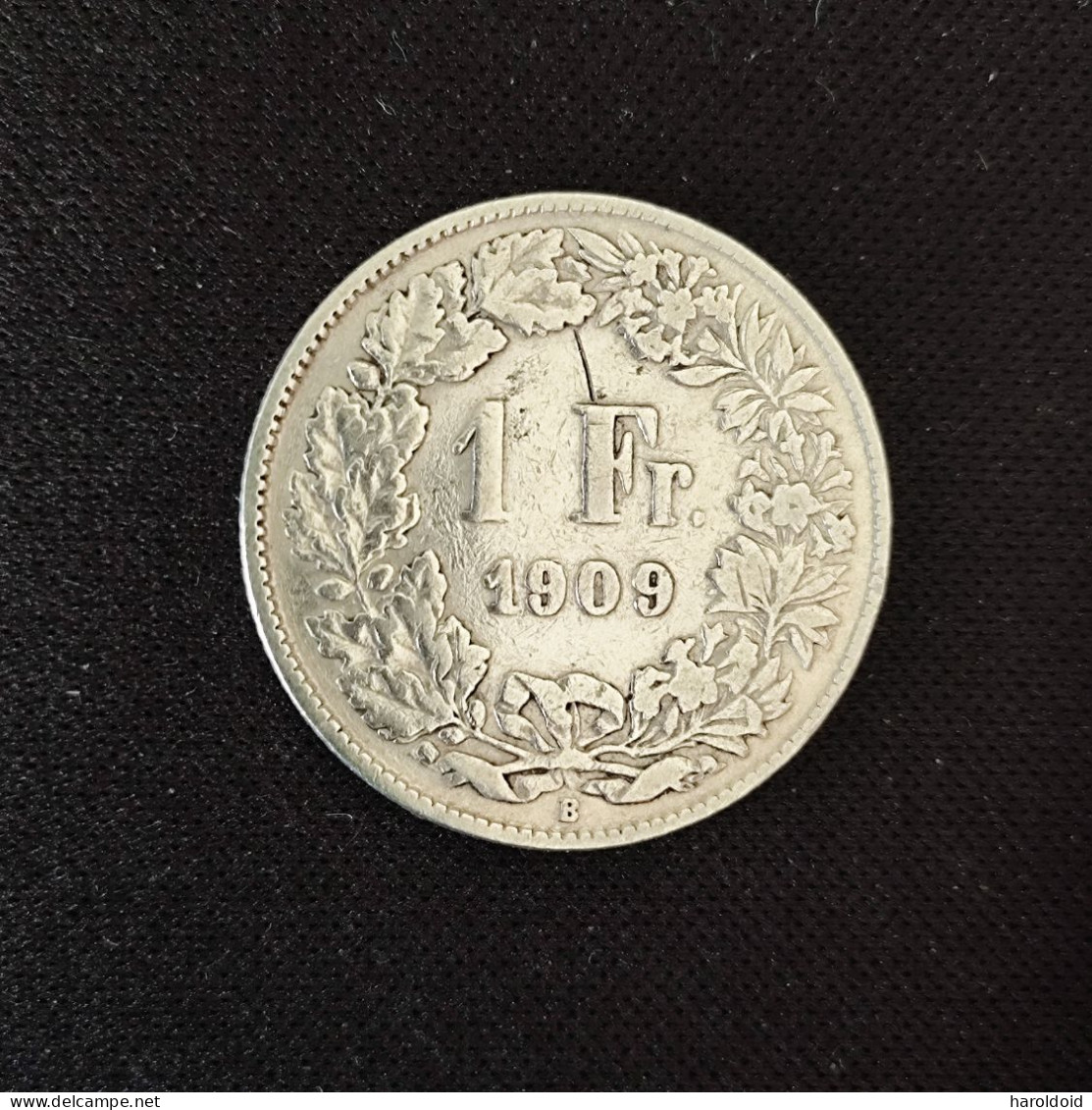 SUISSE - 1 FRANC 1909 - 1 Franc