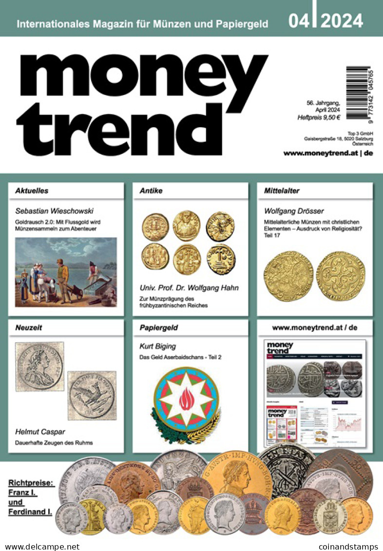 Money Trend 4/2024 Bewertungskatalog Der Münzen Franz I. Und Ferdinand I., 128 Seiten - Literatur & Software