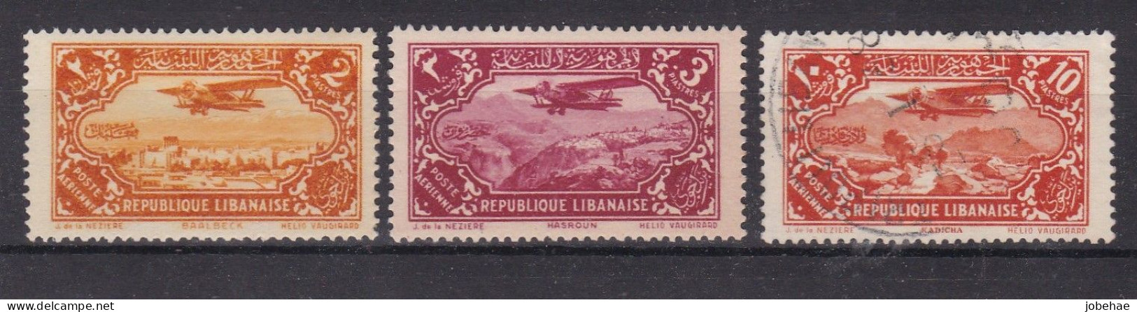 Grand Liban Aero YT°-* 39-48 - Used Stamps