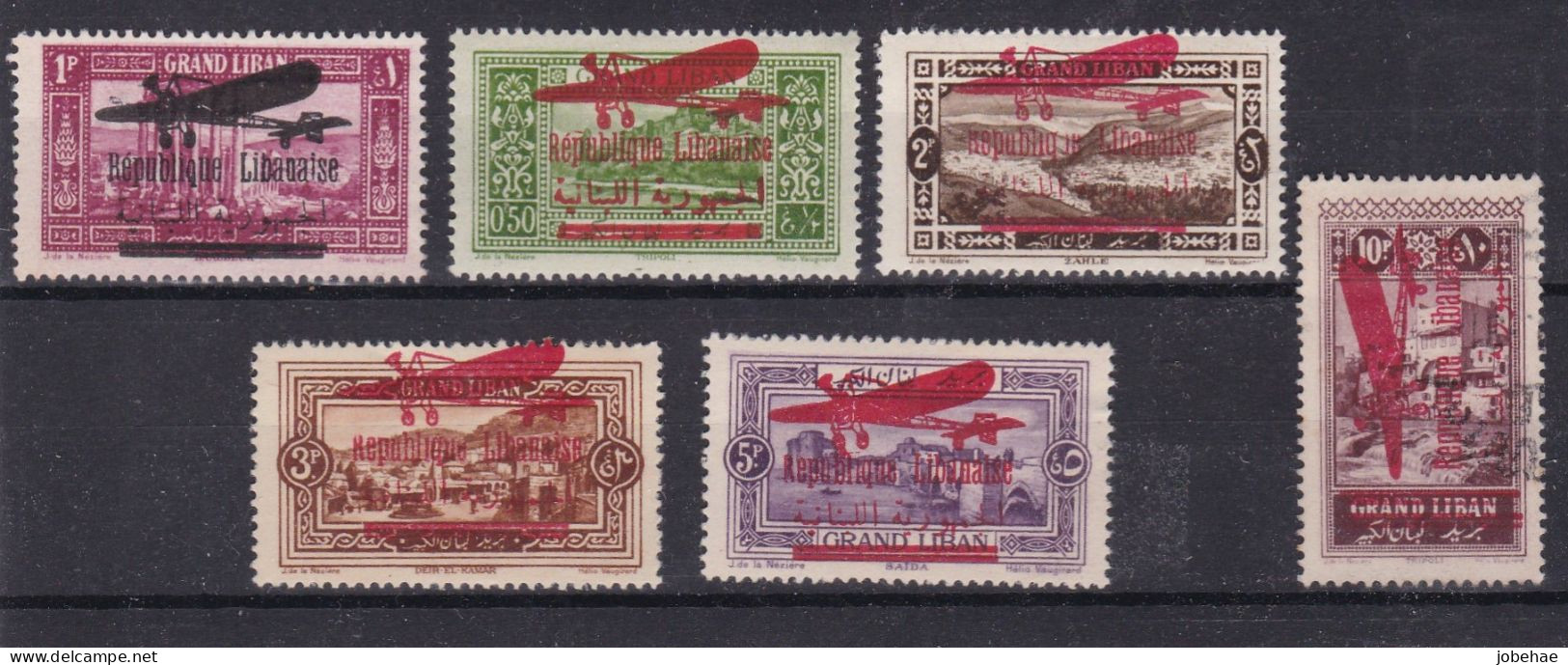 Grand Liban Aero YT°-* 29-37 - Used Stamps