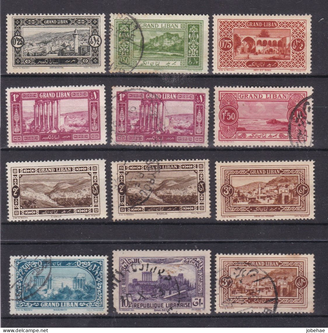 Grand Liban YT°-* 50-62 - Used Stamps