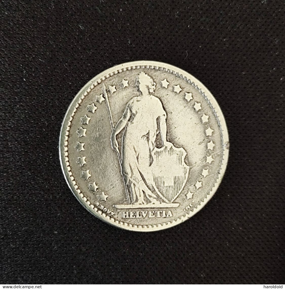 SUISSE - 1 FRANC 1877 - 1 Franc