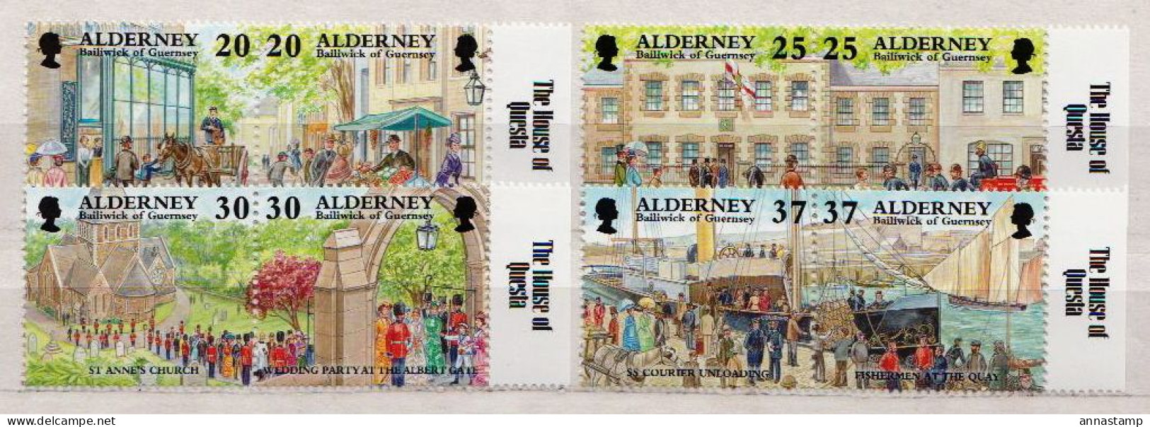 Alderney MNH Set - Plongée