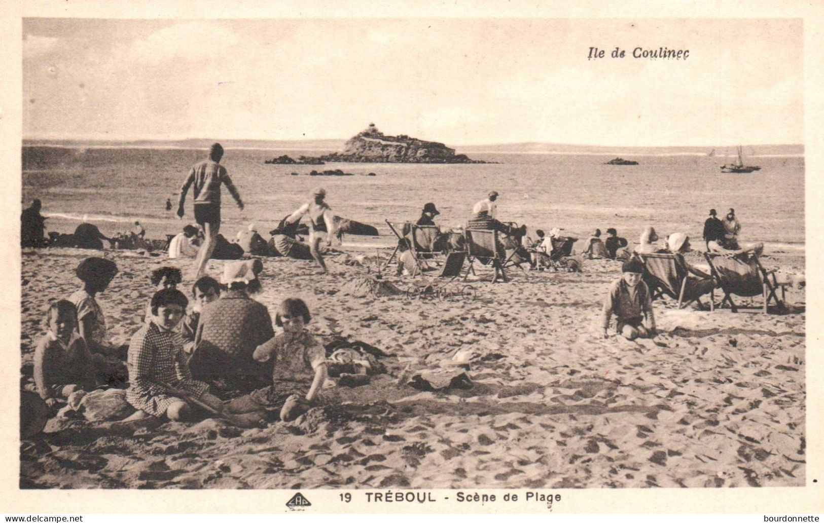 TREBOUL - 29 - Scène De Plage - Finistère - Tréboul