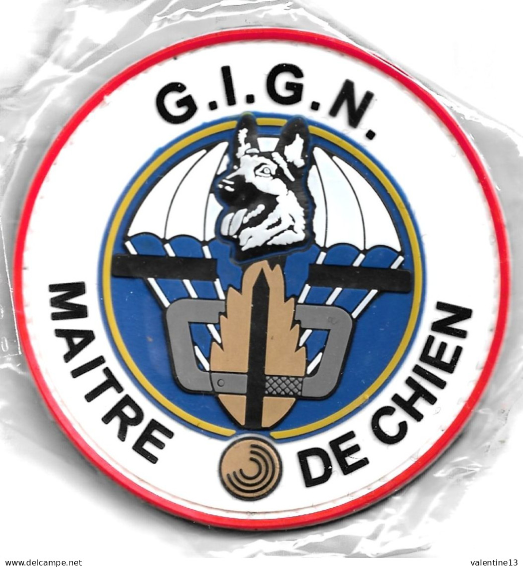 Ecusson PVC G.I.G.N MAITRE DE CHIEN - Police