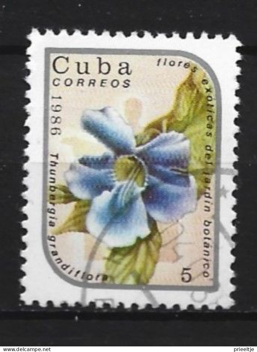 Cuba 1986 Flower  Y.T. 2670 (0) - Gebraucht