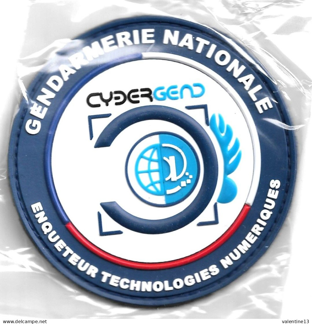 Ecusson GENDARMERIE NATIONALE ENQUETEUR TECHNOLOGIES NUMERIQUES - Police