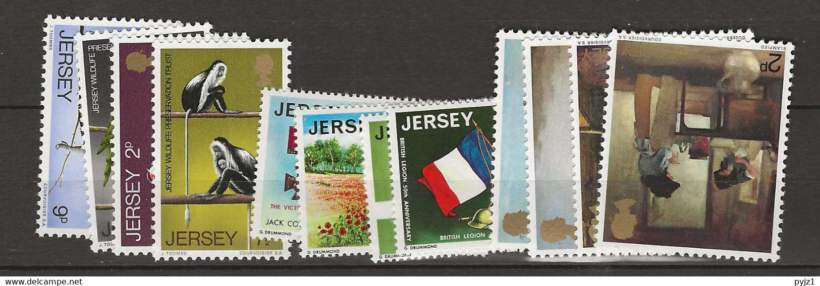 1971 MNH Jersey Year Collection Postfris** - Jersey