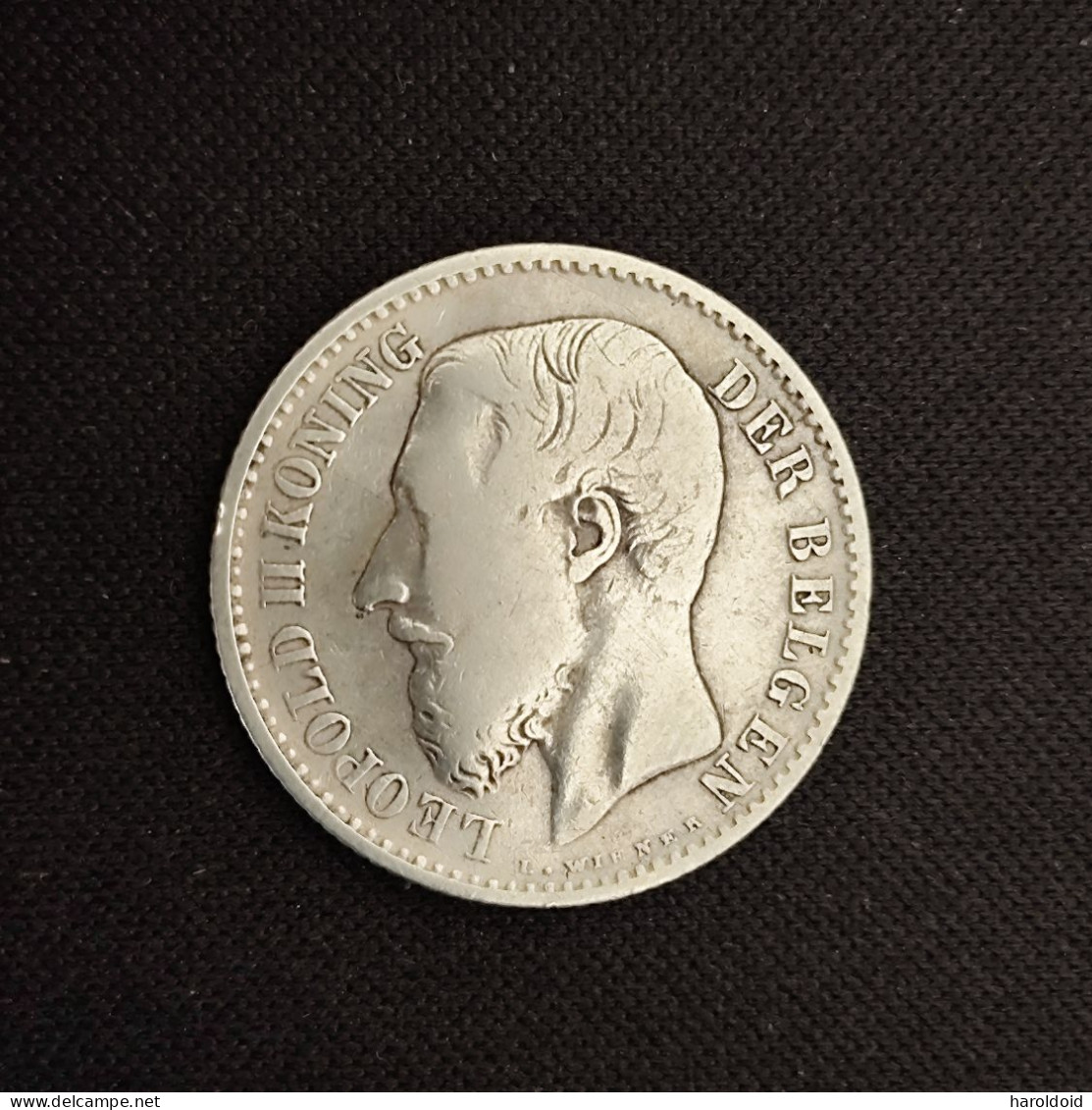 BELGIQUE - LEOPOLD II - 1 FRANC 1886 - 1 Franc
