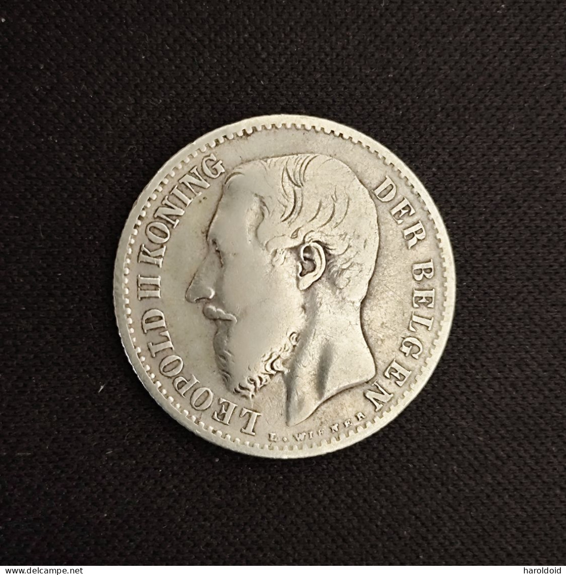 BELGIQUE - LEOPOLD II - 1 FRANC 1887 - 1 Franc