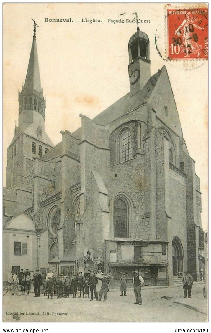 28 BONNEVAL. L'Eglise 1912 - Bonneval