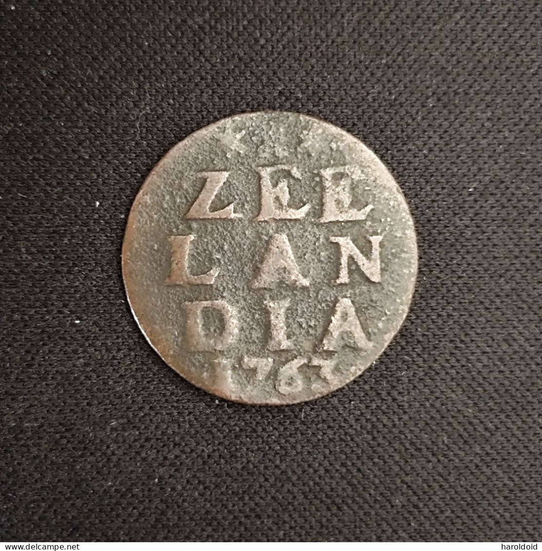 PAYS BAS - ZEELAND - 1/2 DUIT 1763 - …-1795 : Oude Periode
