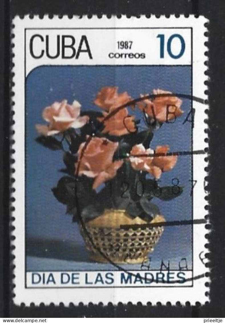 Cuba 1987 Flower  Y.T. 2764 (0) - Gebruikt