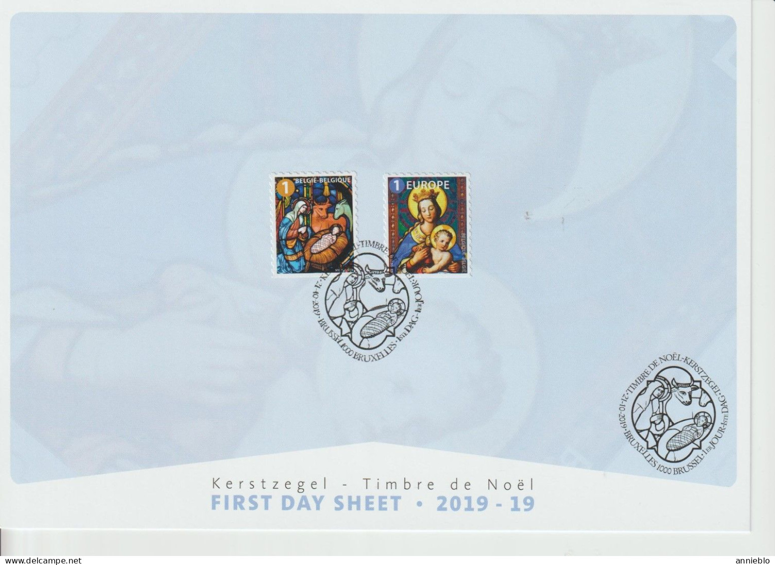 2019 - FDS 4895 - Kerstzegels / Timbres De Noël - - S+in Clasificación