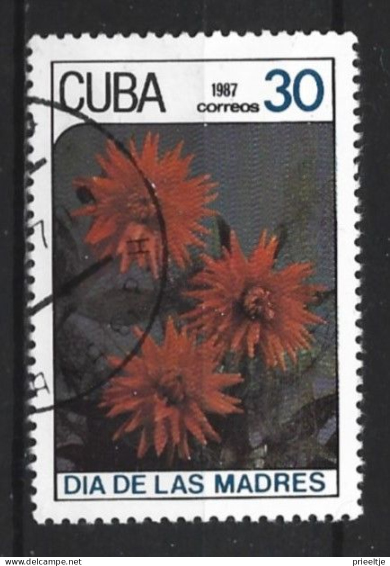 Cuba 1987 Flower  Y.T. 2766 (0) - Used Stamps