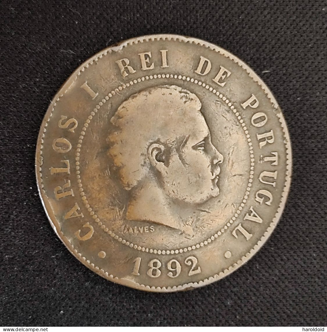 PORTUGAL - CARLOS I - 20 REIS 1892 A - Portugal