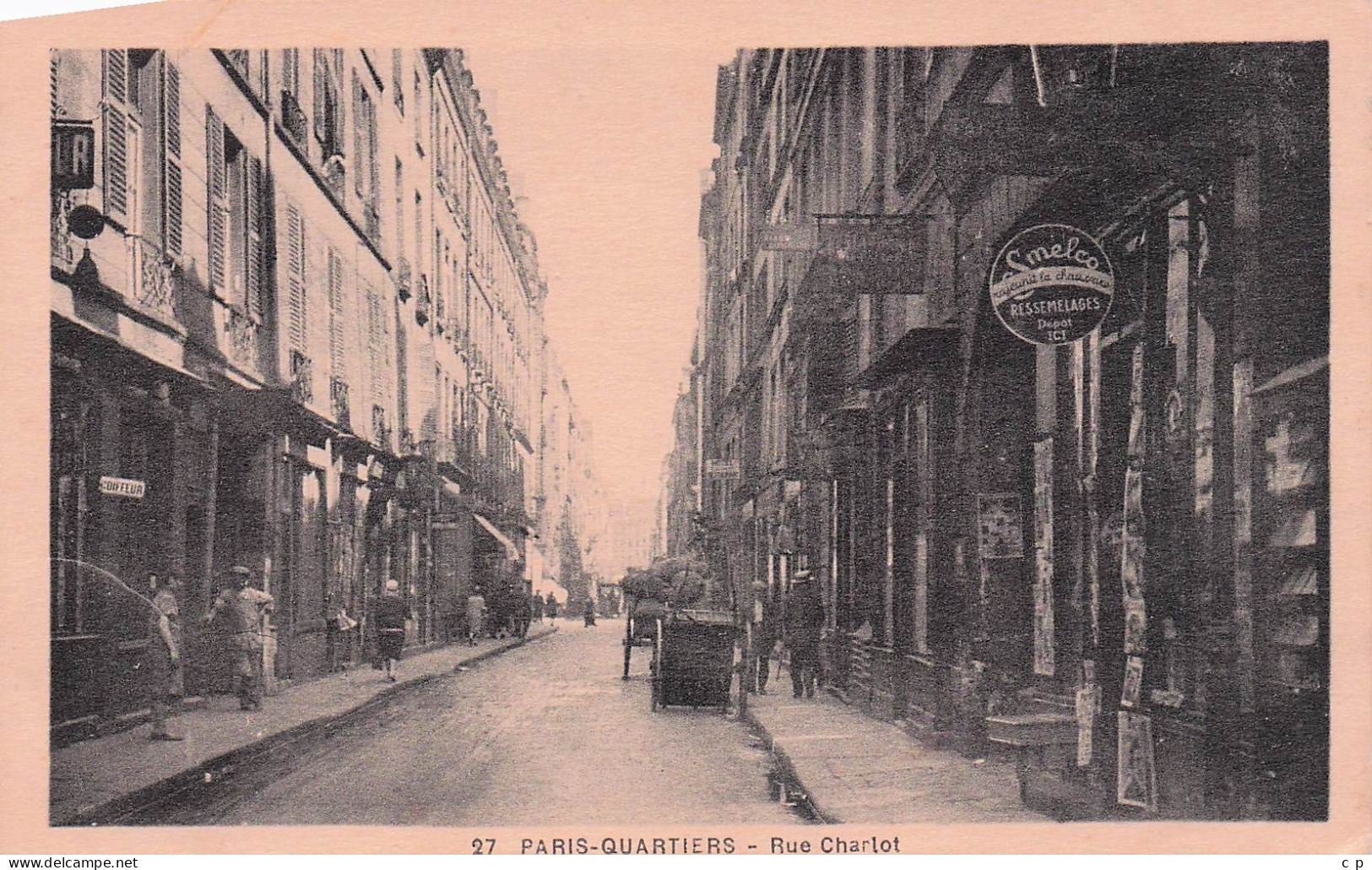 Paris - Rue Charlot  -  CPA °J - Arrondissement: 03