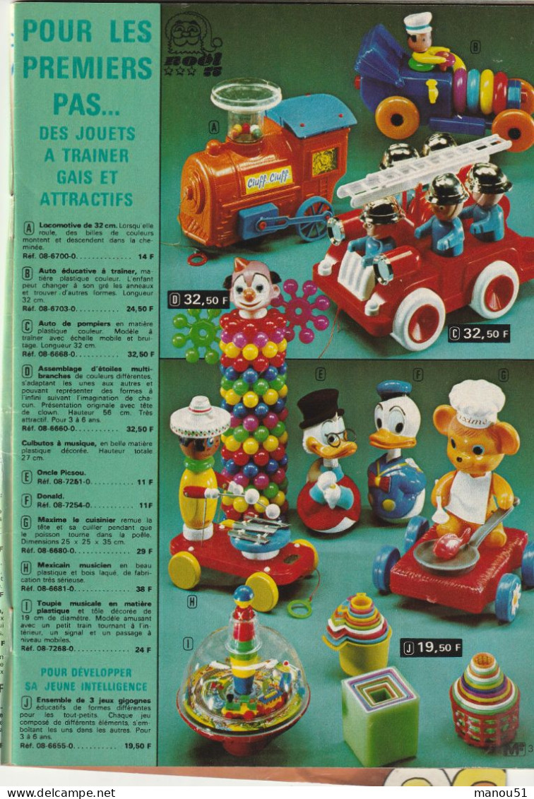 Catalogue MANUFRANCE - Jouets - Cadeaux Noël 1975 - Andere & Zonder Classificatie