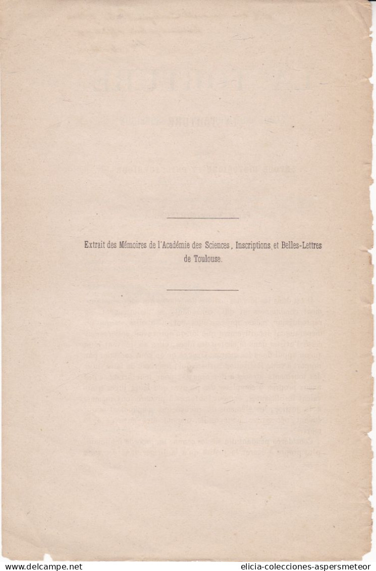 La Torture - Étude Historique Et Philosophique - M. Victor Molinier - 1879 - Signé Par L'auteur - Autographed