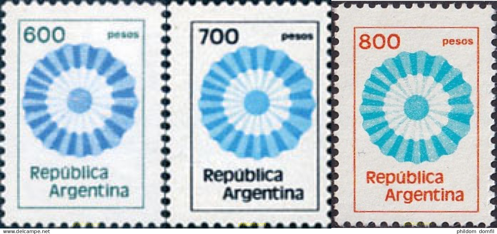 729051 MNH ARGENTINA 1980 SERIE CORRIENTE - Unused Stamps