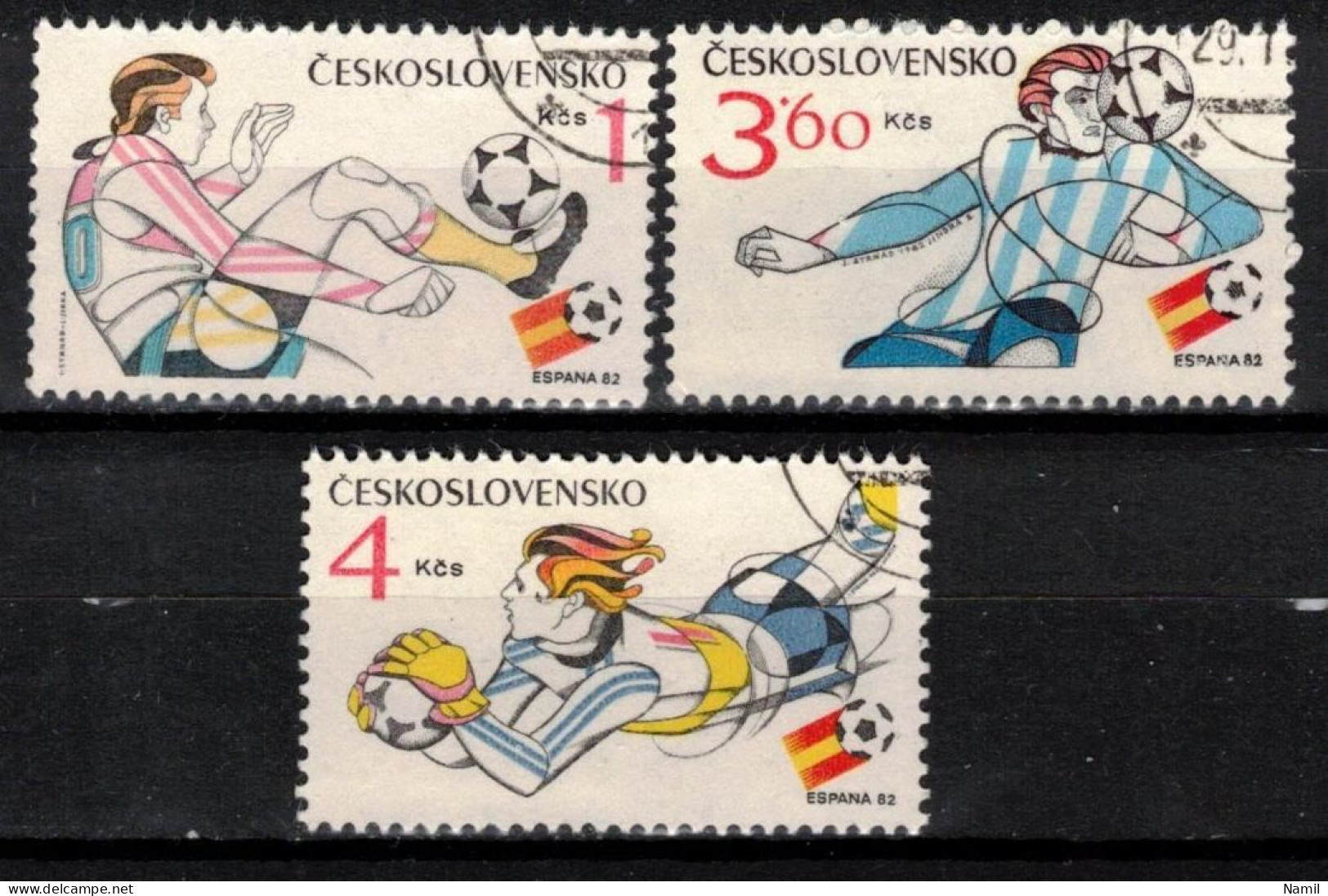 Tchécoslovaquie 1982 Mi 2648-50 (Yv 2470-2), Obliteré - Used Stamps