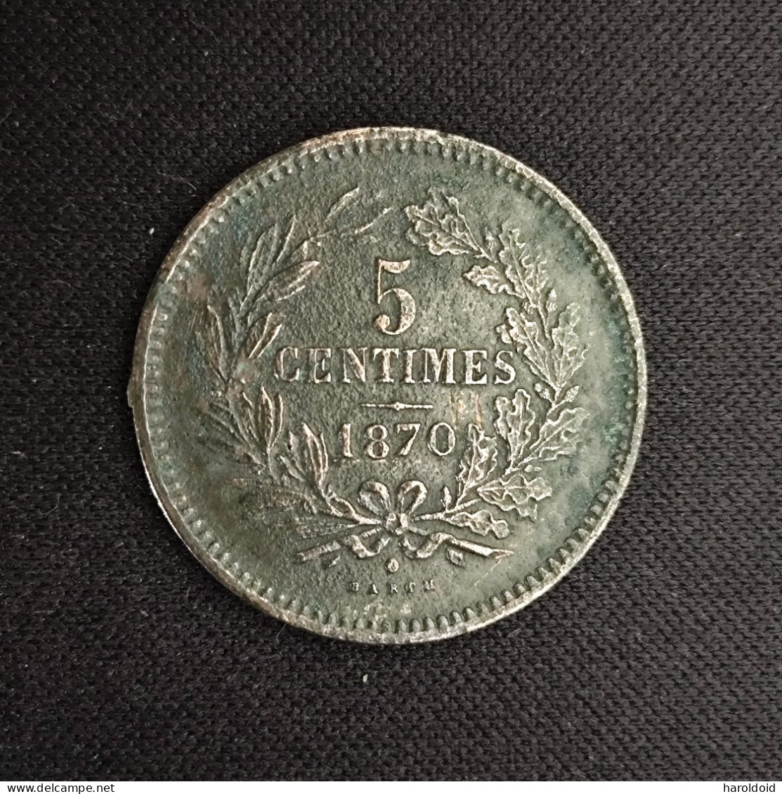 LUXEMBOURG - 5 CENTS 1870 - Luxembourg