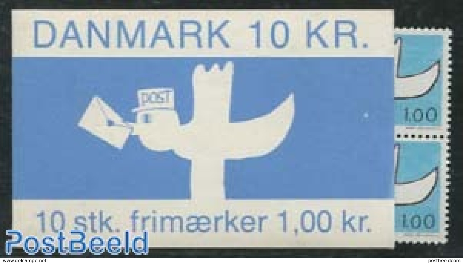Denmark 1984 World Communication Year Booklet, Mint NH, Science - Int. Communication Year 1983 - Stamp Booklets - Art .. - Neufs