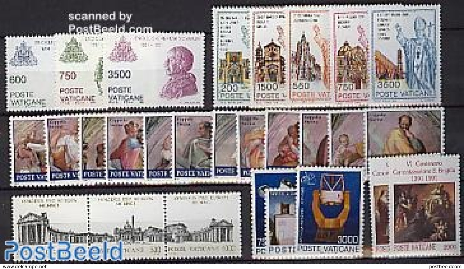 Vatican 1991 Year Set 1991 (28v), Mint NH - Unused Stamps