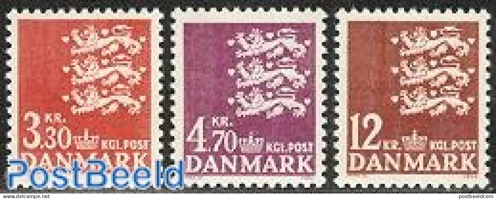 Denmark 1981 Definitives 3v, Mint NH - Unused Stamps