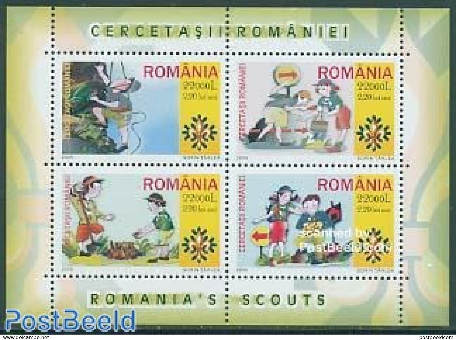 Romania 2005 Scouting S/s, Mint NH, Sport - Mountains & Mountain Climbing - Scouting - Unused Stamps
