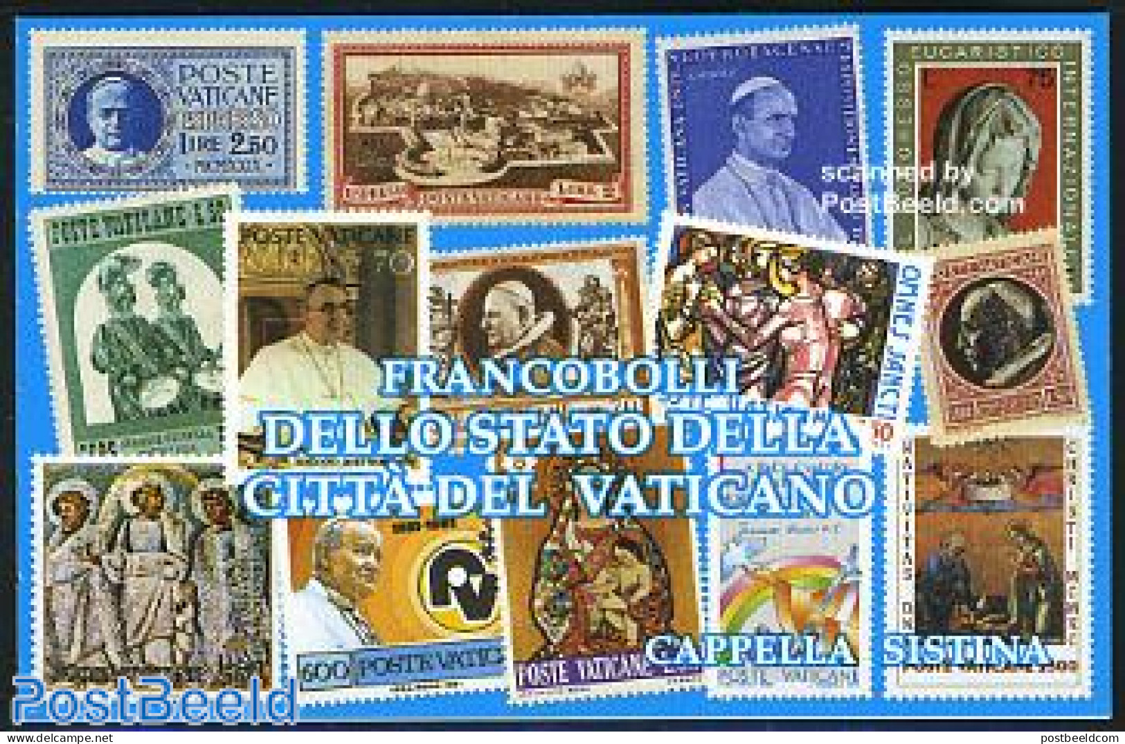 Vatican 1991 Sixtin Chapel Booklet, Mint NH, Stamp Booklets - Art - Paintings - Unused Stamps