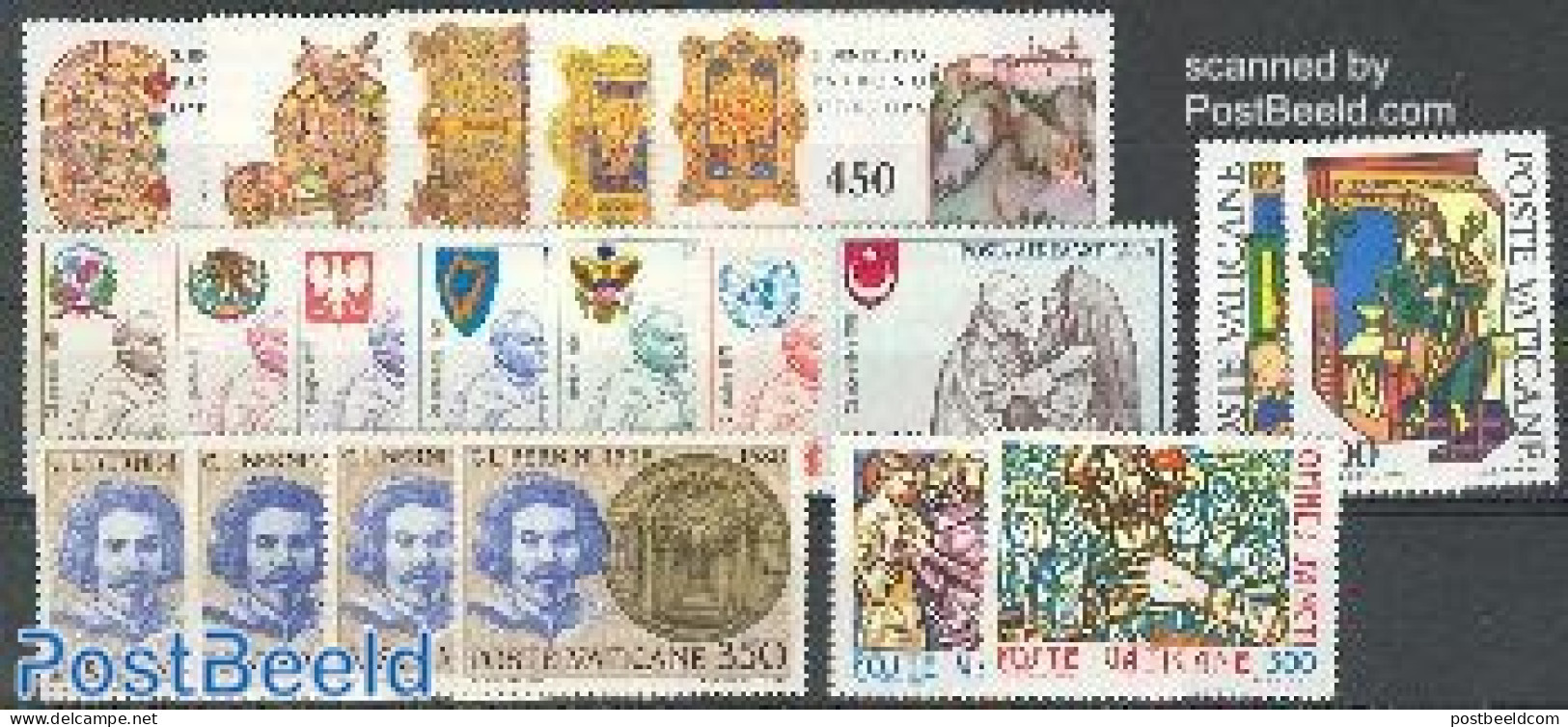 Vatican 1980 Year Set 1980 (20v), Mint NH - Nuevos