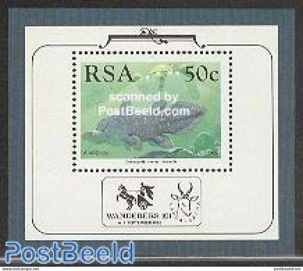 South Africa 1989 Coelacanth S/s, Mint NH, Nature - Fish - Prehistoric Animals - Ongebruikt