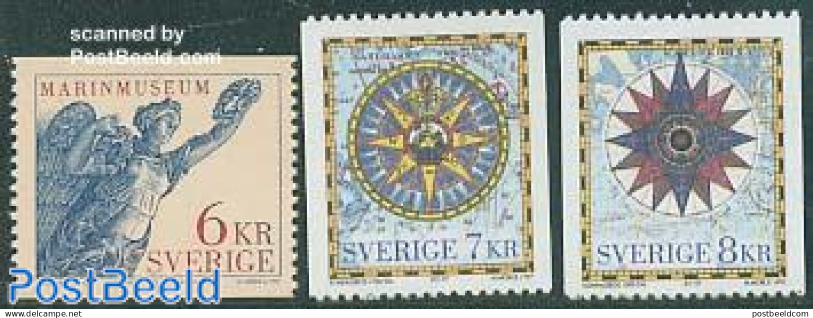 Sweden 1997 Cartographic Conference 3v, Mint NH, Various - Maps - Neufs