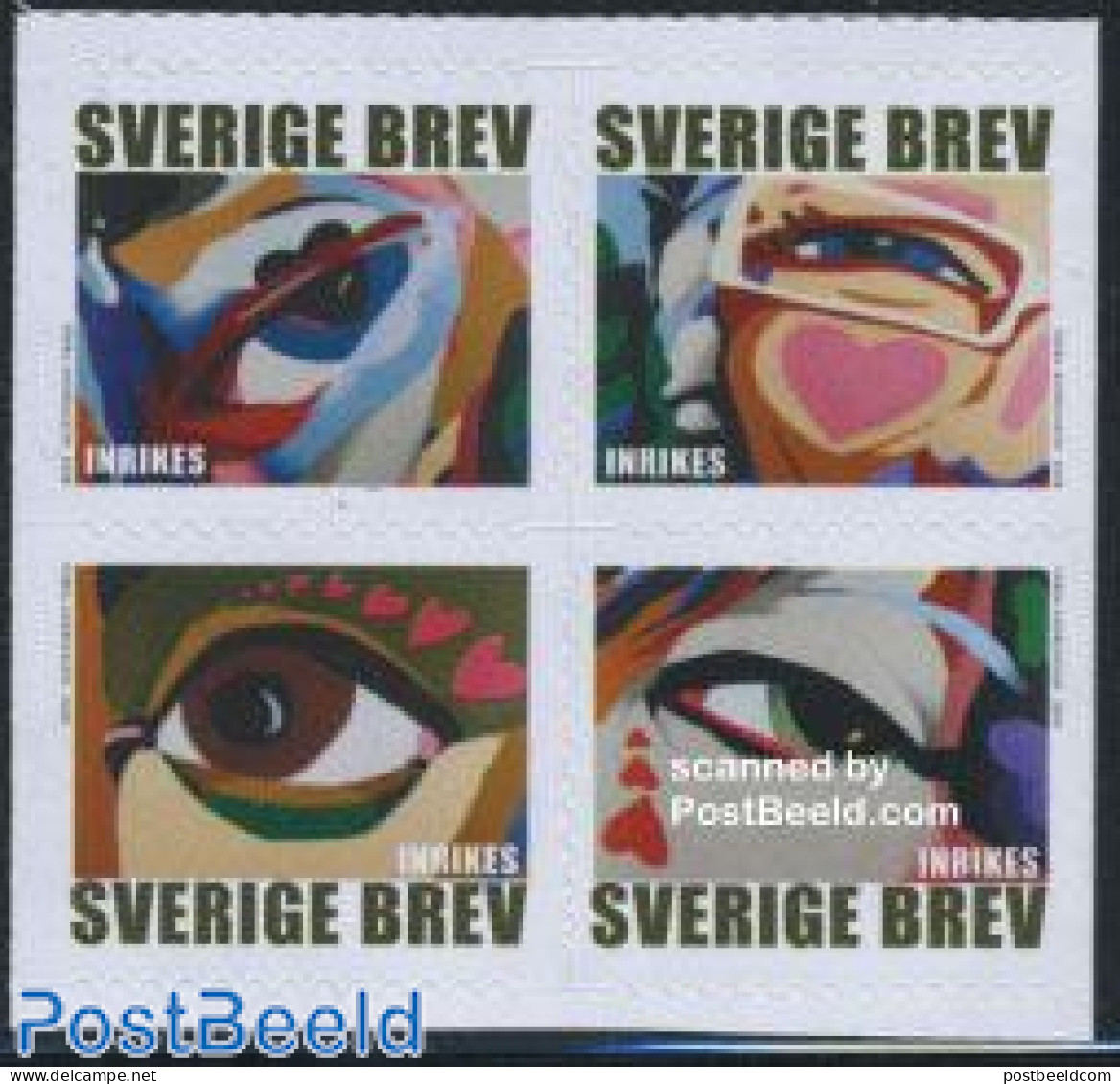 Sweden 2008 Want To See You, P.Andreasson Paintings 4v S-a, Mint NH, Art - Modern Art (1850-present) - Unused Stamps