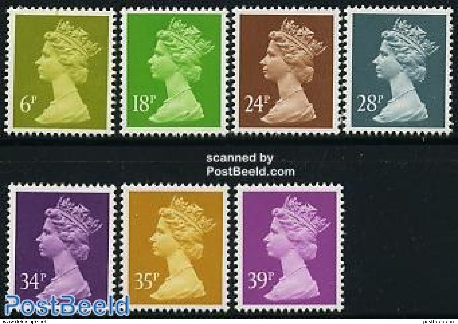 Great Britain 1991 Definitives 7v, Mint NH - Other & Unclassified