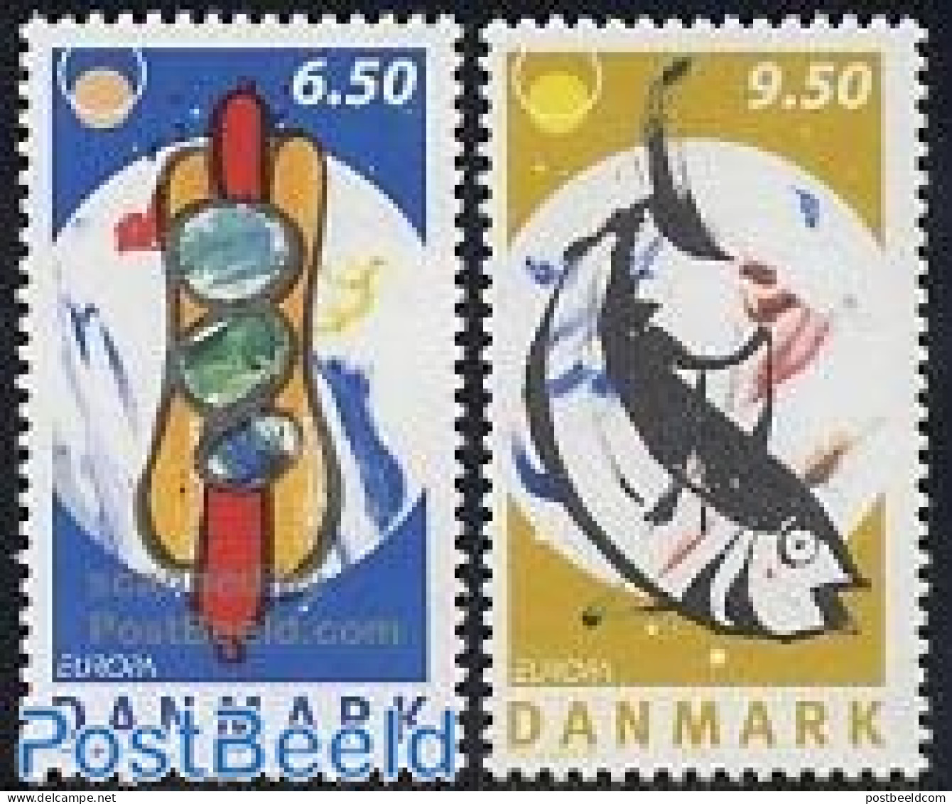 Denmark 2005 Europa, Gastronomy 2v, Mint NH, Health - History - Nature - Food & Drink - Europa (cept) - Fish - Unused Stamps