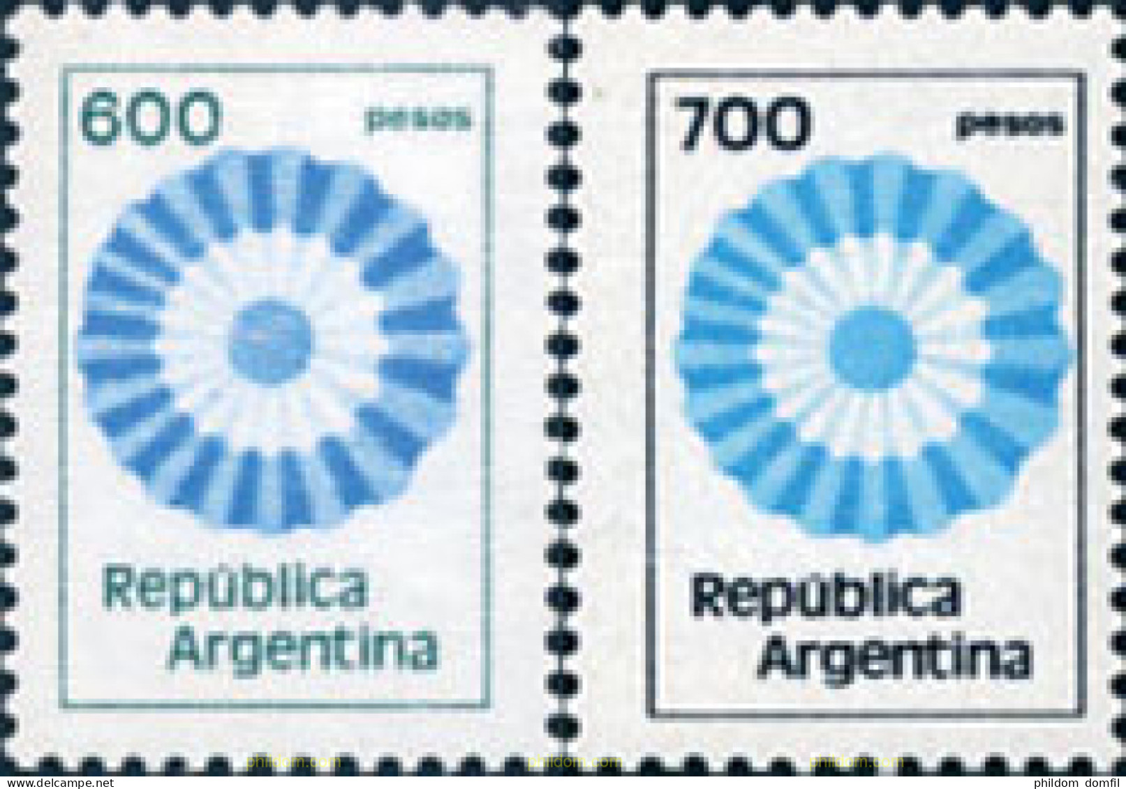 729054 MNH ARGENTINA 1980 SERIE CORRIENTE - Nuevos