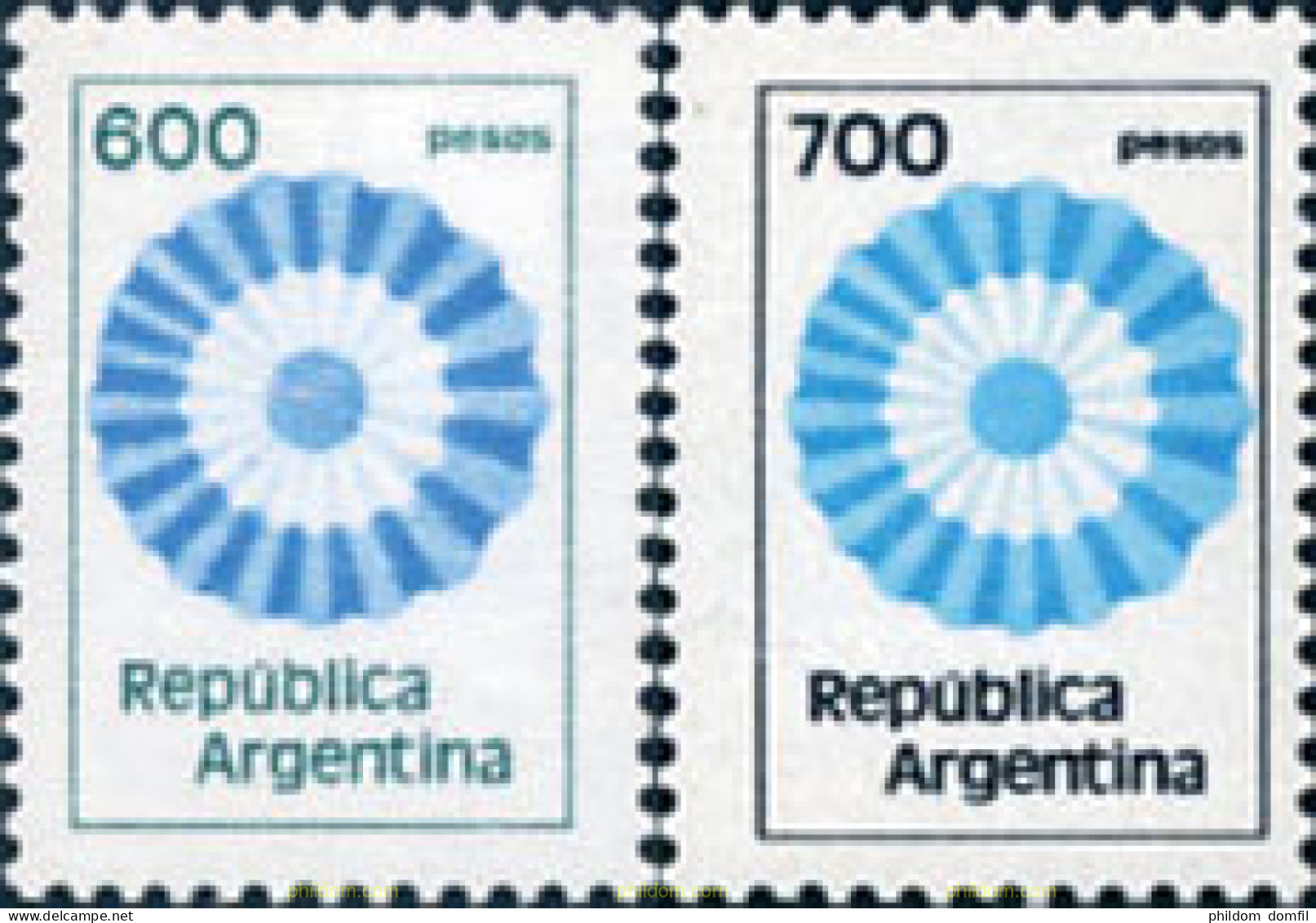 729054 MNH ARGENTINA 1980 SERIE CORRIENTE - Neufs