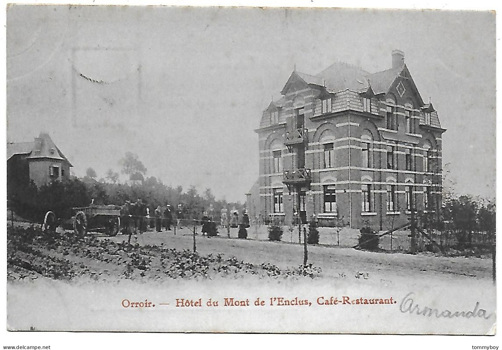 CPA Orroir, Hôtel Du Mont De L'Enclus, Café-Restaurant - Mont-de-l'Enclus