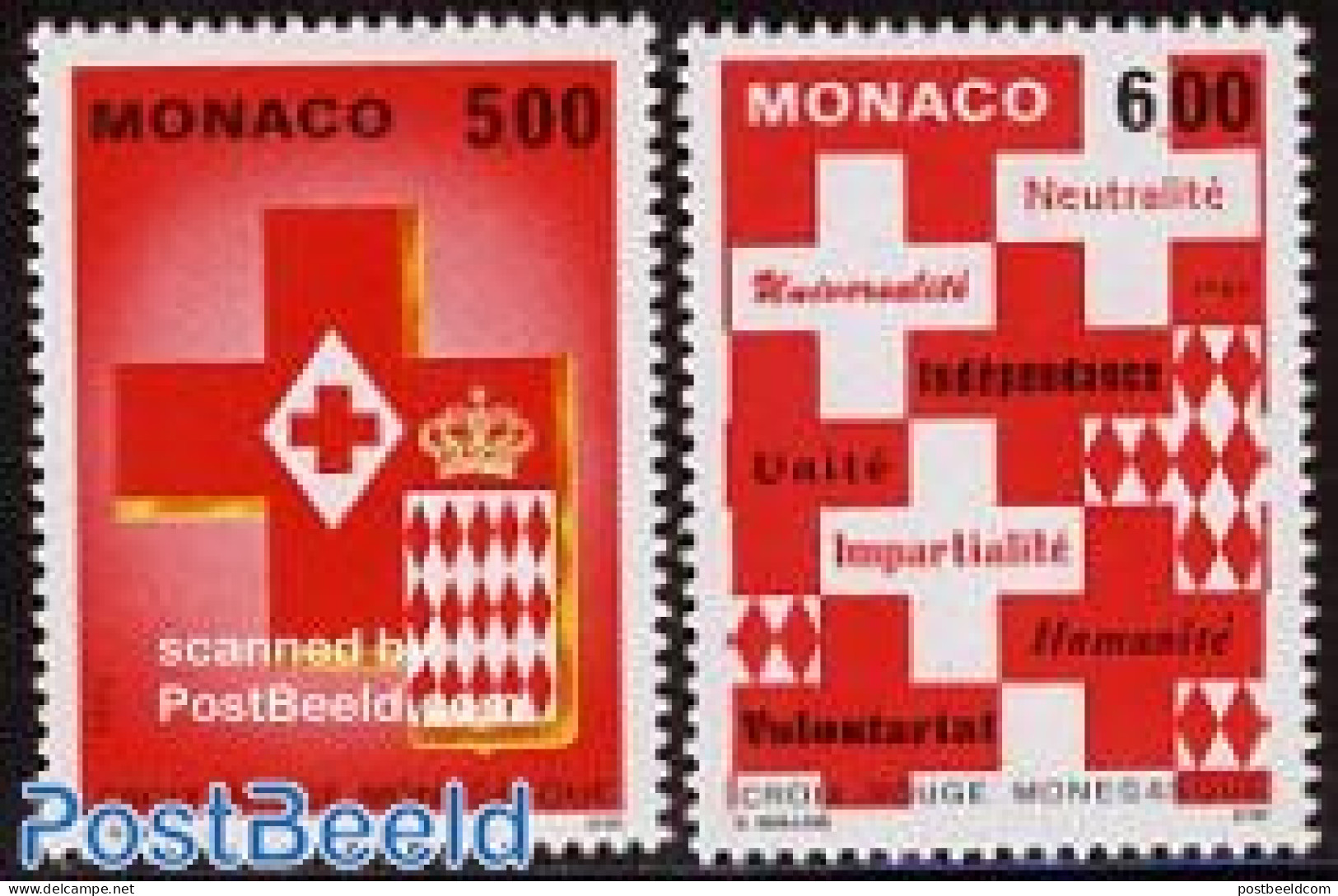 Monaco 1993 Red Ccross 2v, Mint NH, Health - Red Cross - Neufs