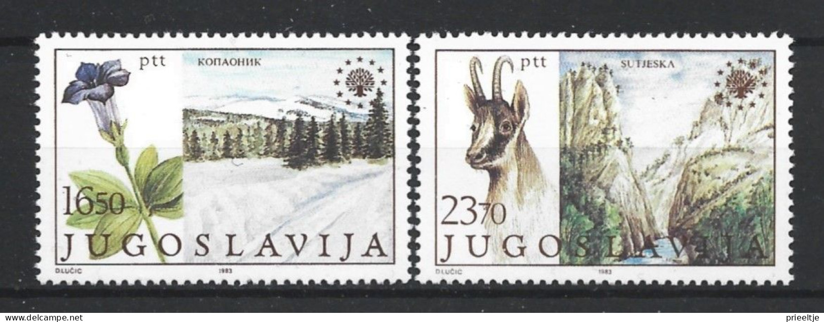 Yugoslavia 1983 Environment Protection Y.T. 1883/1884 ** - Ungebraucht