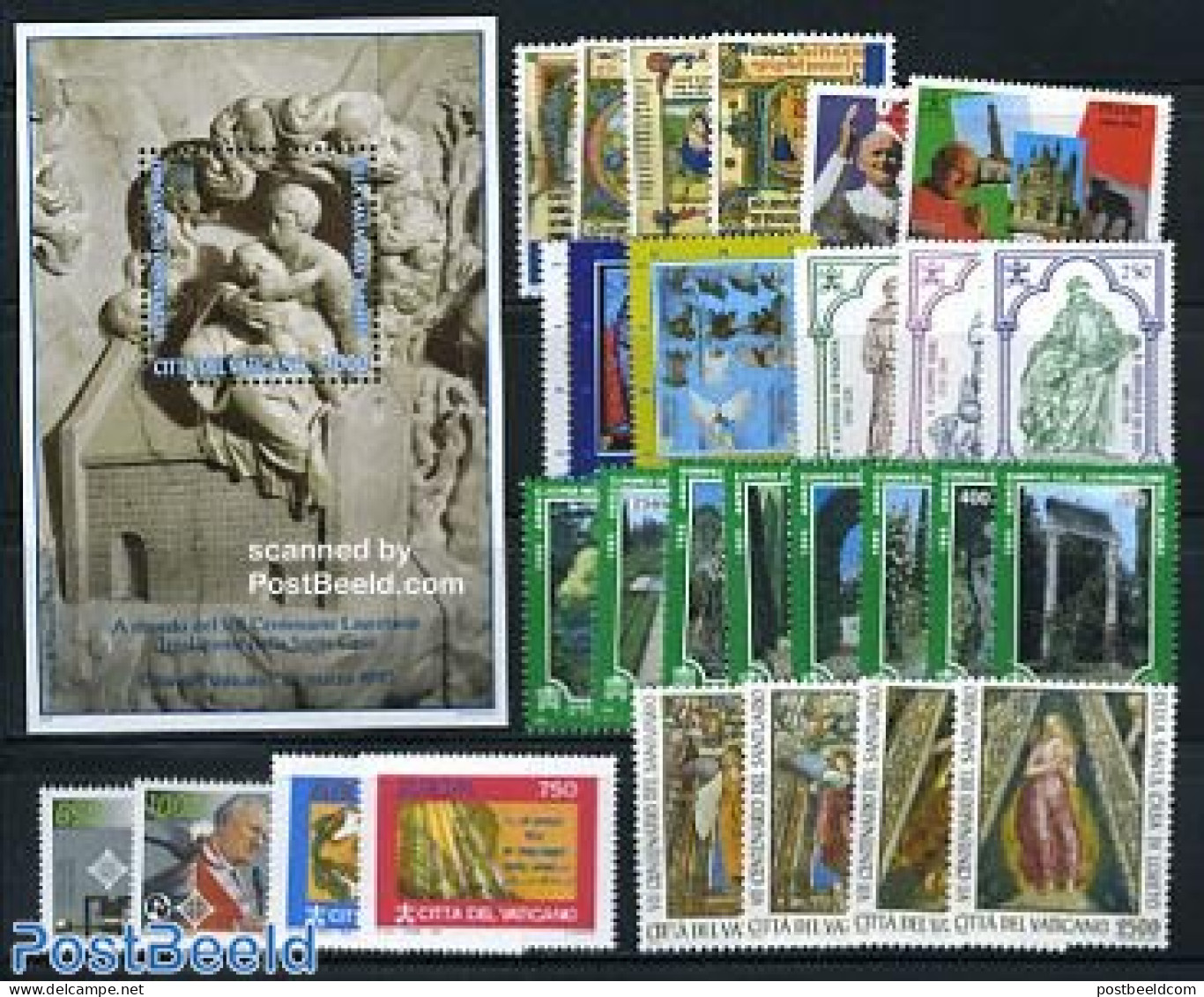 Vatican 1995 Year Set 1995 (30v+1s/s), Mint NH - Ungebraucht