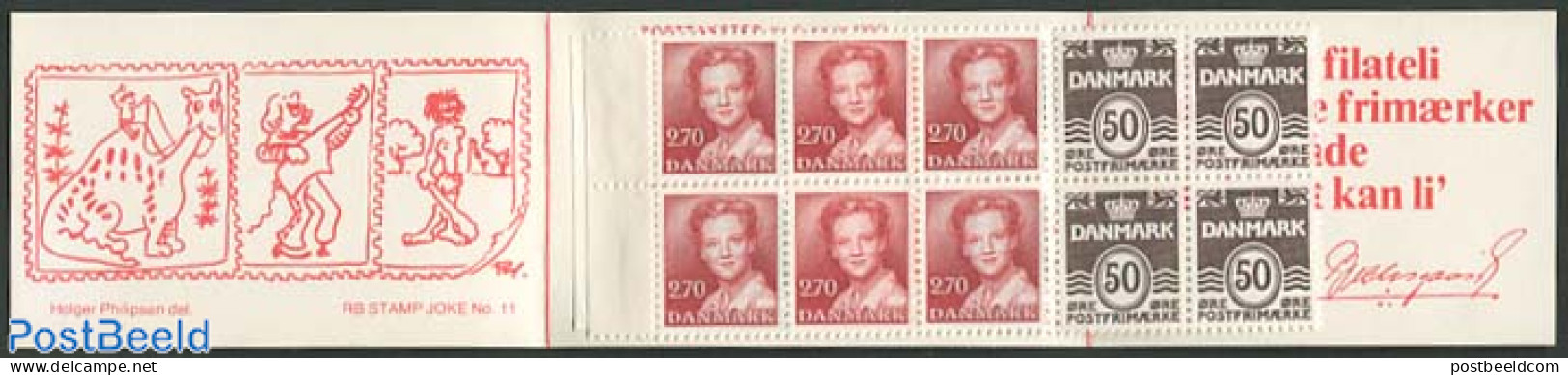 Denmark 1984 Definitives Booklet (H26 On Cover), Mint NH, Stamp Booklets - Unused Stamps