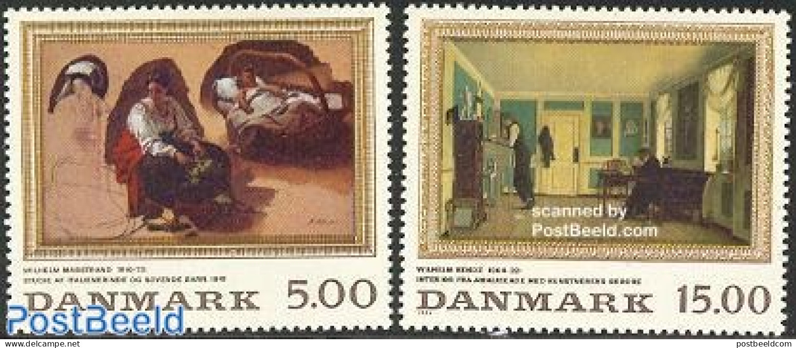 Denmark 1994 Paintings 2v, Mint NH, Art - Paintings - Neufs