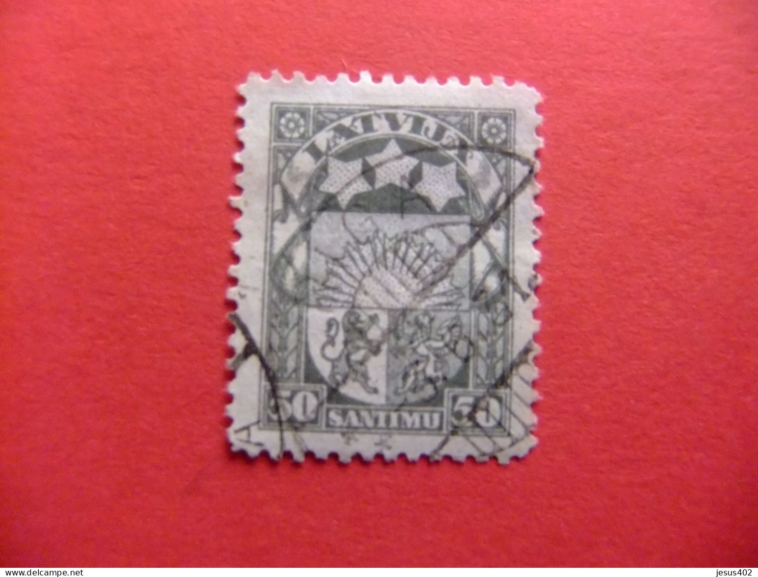 111 LETONIA - LETTONIE - LATVIJA 1927 / ESCUDO De ARMAS ( ARMOIRIES ) YVERT 128  FU - Latvia